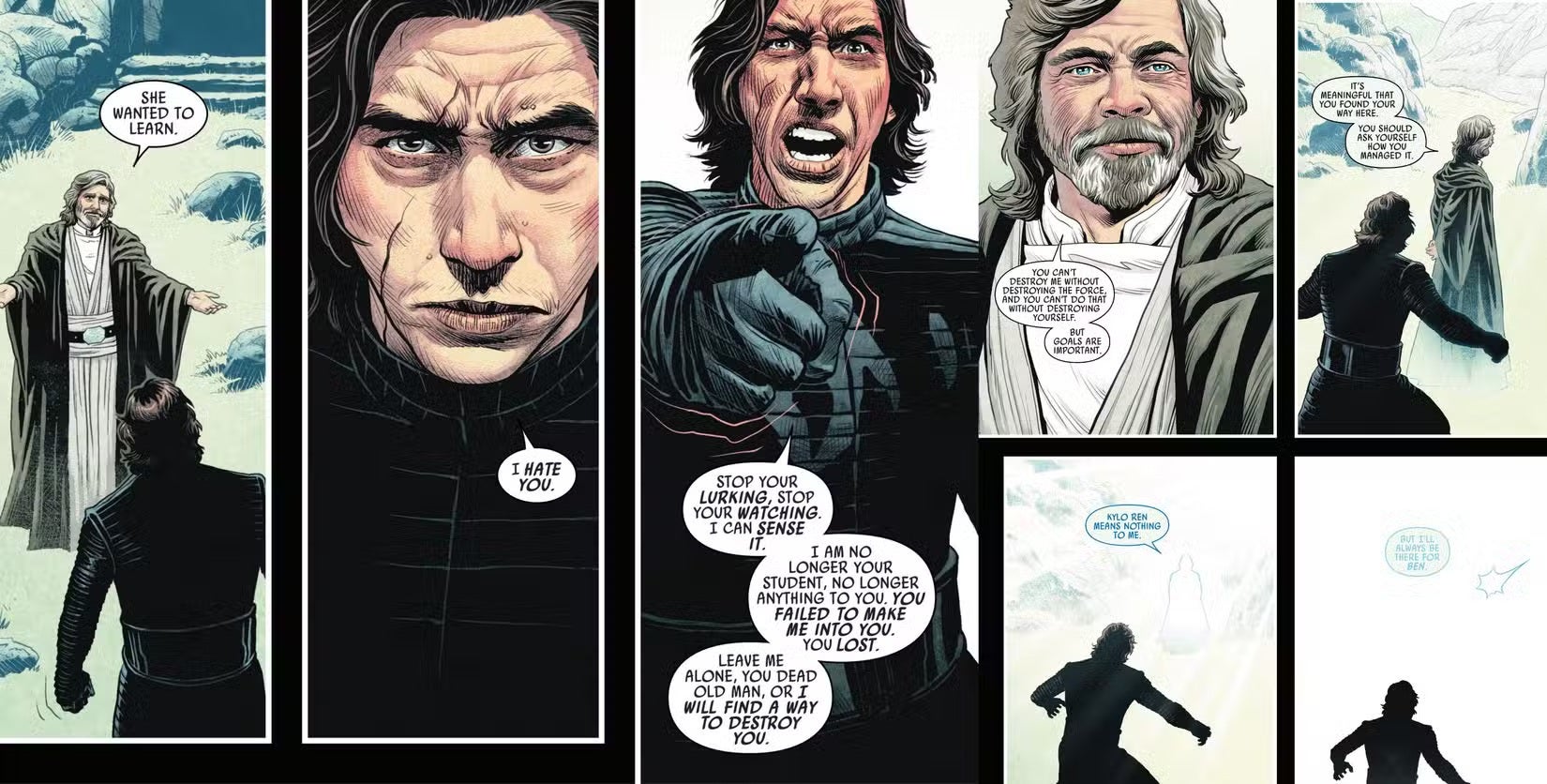 Un momento clave de Star Wars: Legacy of Vader #10
