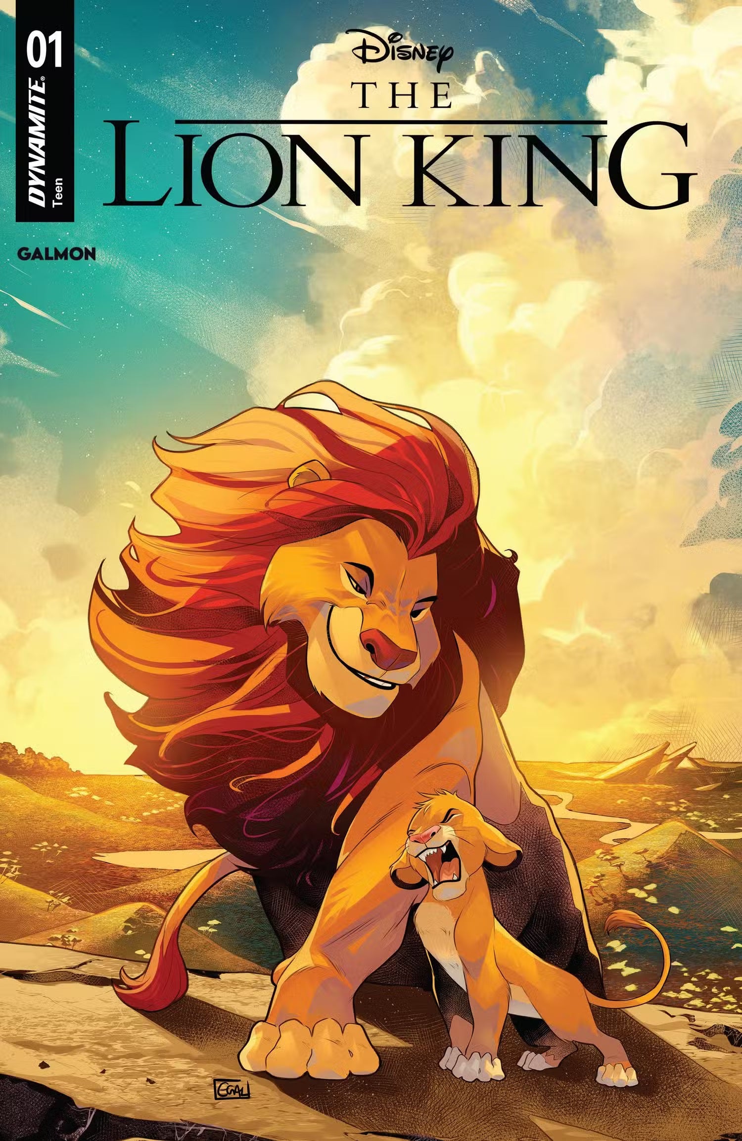 Portada del cómic The Lion King #1
