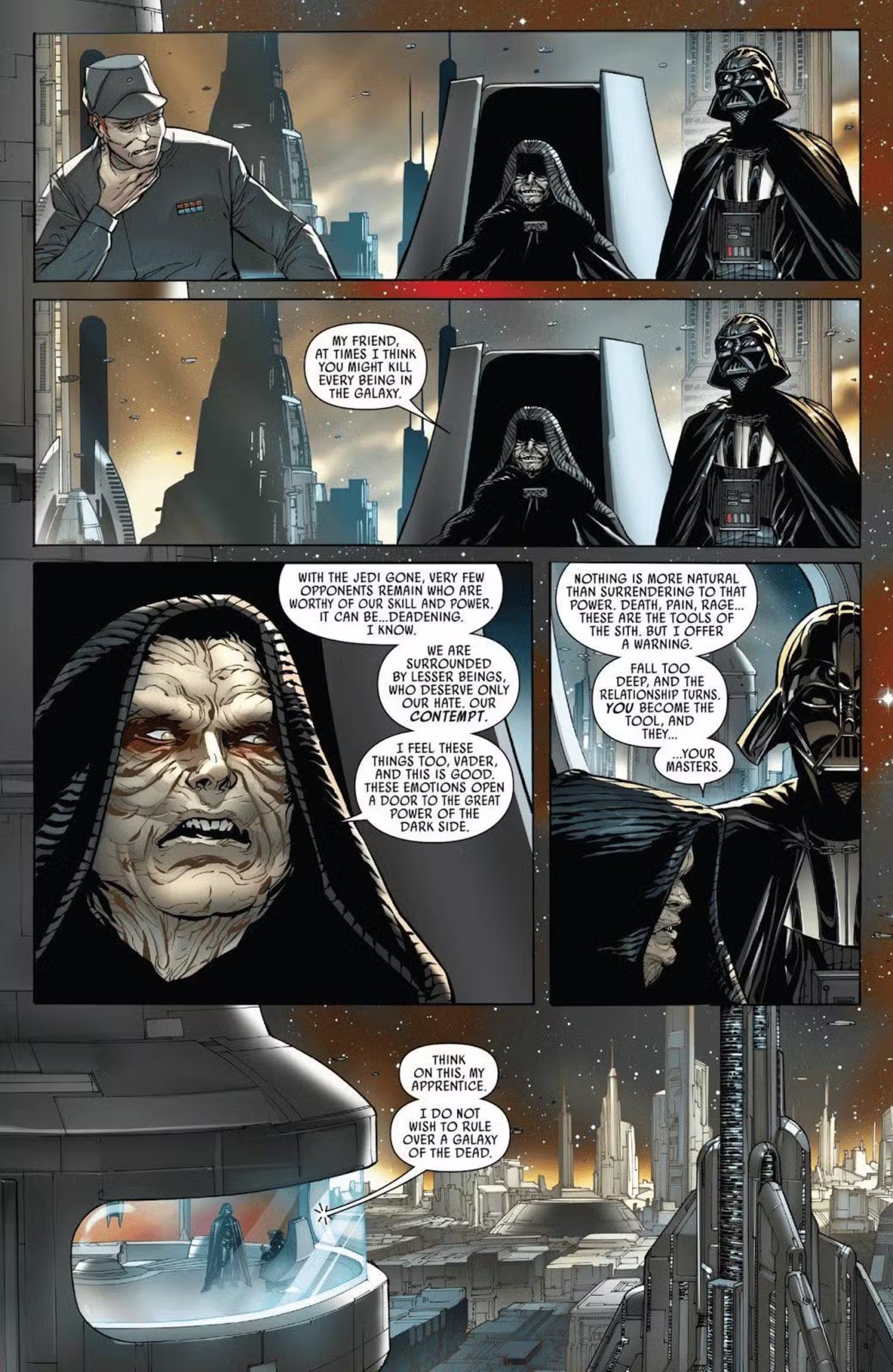 Página de Star Wars: Darth Vader #8