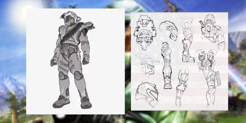 El diseño original del Jefe Maestra tenía diferencias sutiles