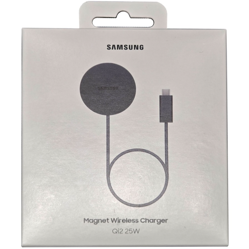 Aspecto de la caja del nuevo cargador inalámbrico magnético de Samsung - SamMobile