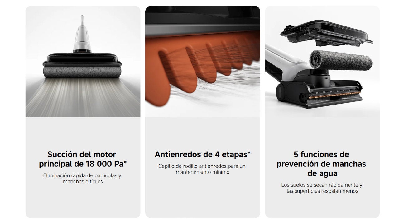 Las principales características de la Xiaomi Truclean W30 Pro Wet Dry Vacuum