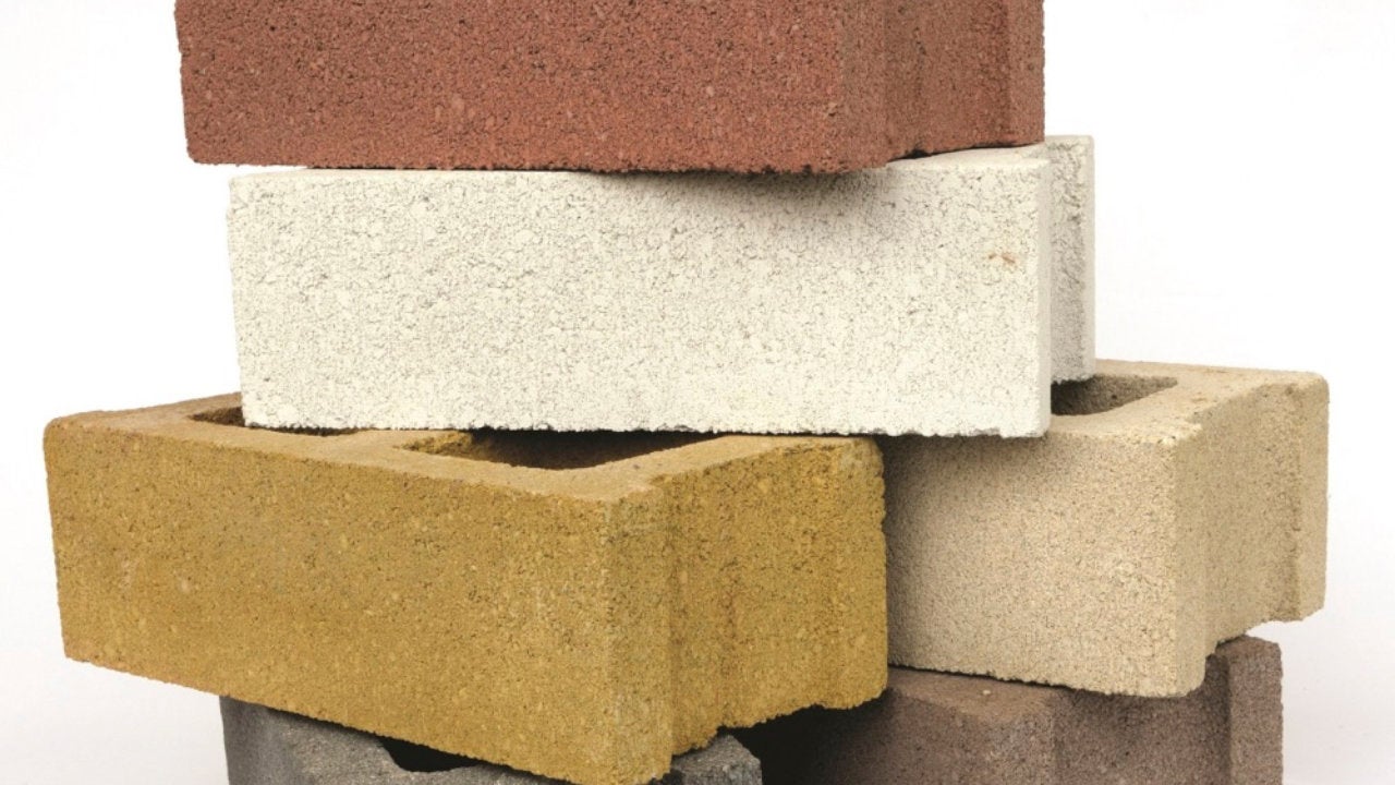 Diferentes tipos de bloques de hormigón