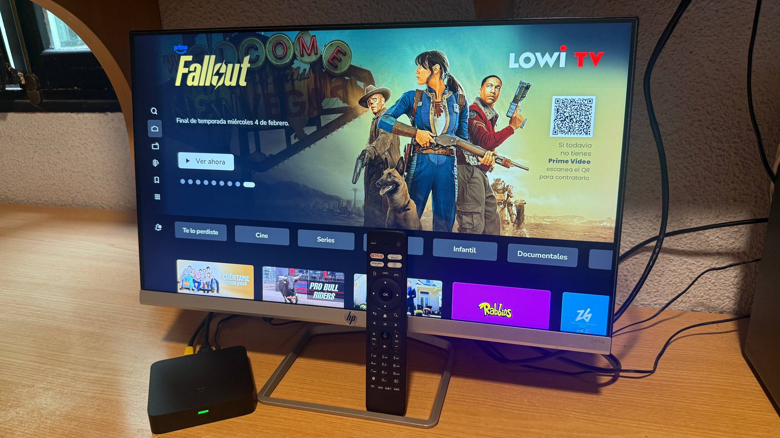 Es compatible con Prime Video, Netflix o Disney+, entre otras plataformas