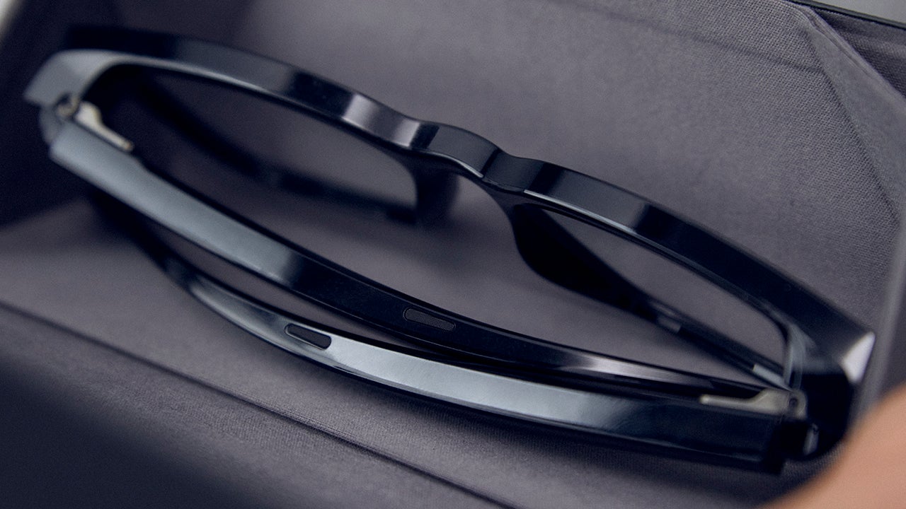 Las gafas en el estuche