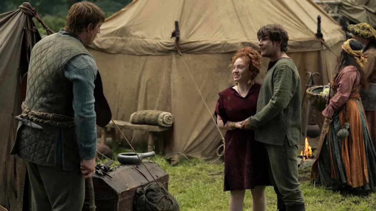 Raymun Fossoway en la primera temporada de El caballero de los Siete Reinos