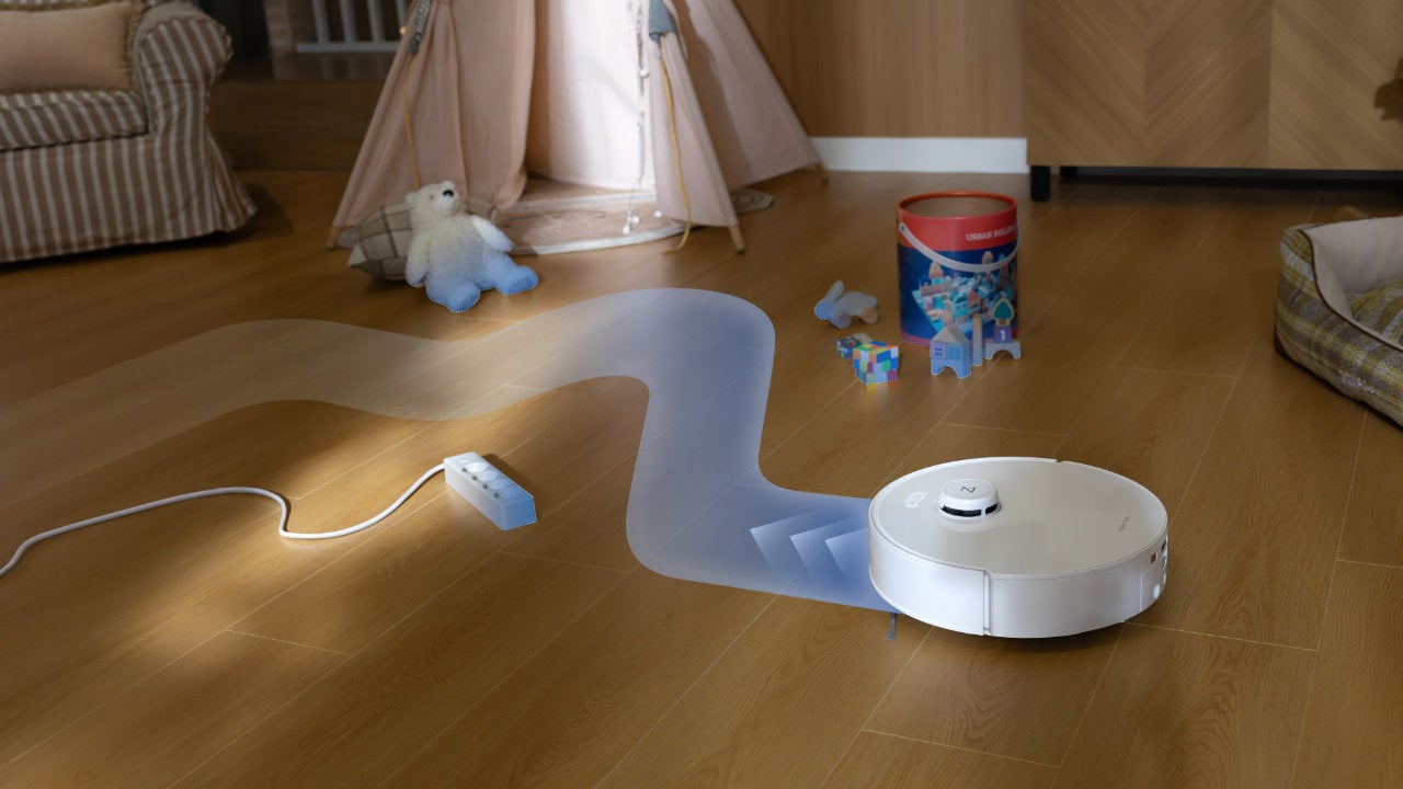 El Roborock Qrevo Curv 2 Flow puede esquivar todos los obstáculos que se encuentre en su periplo de limpieza