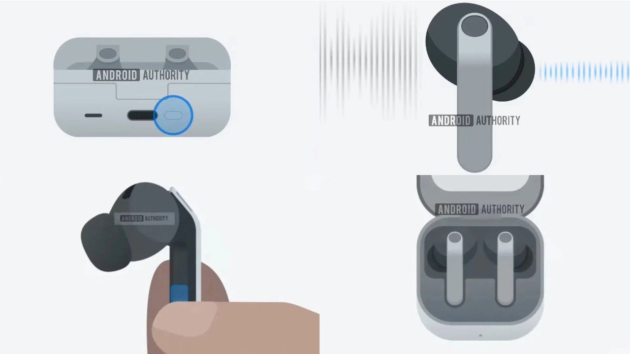 Filtración previa donde se puede ver el altavoz en estuche de carga de los Galaxy Buds4 Pro