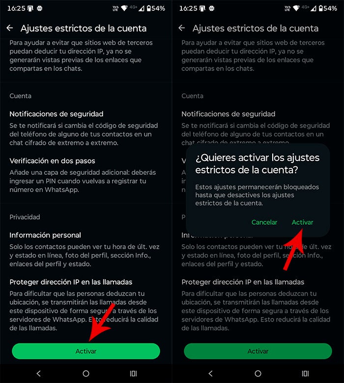 Se la puede desactivar de la misma manera que se la activa