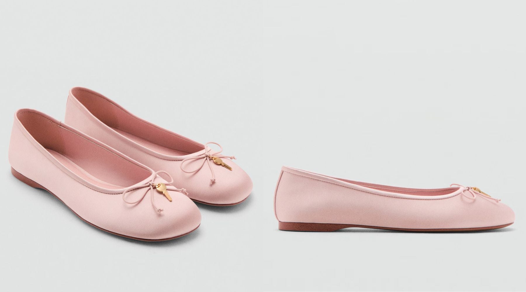 Bailarina lazo detalle charm (35,99 €) | Mango