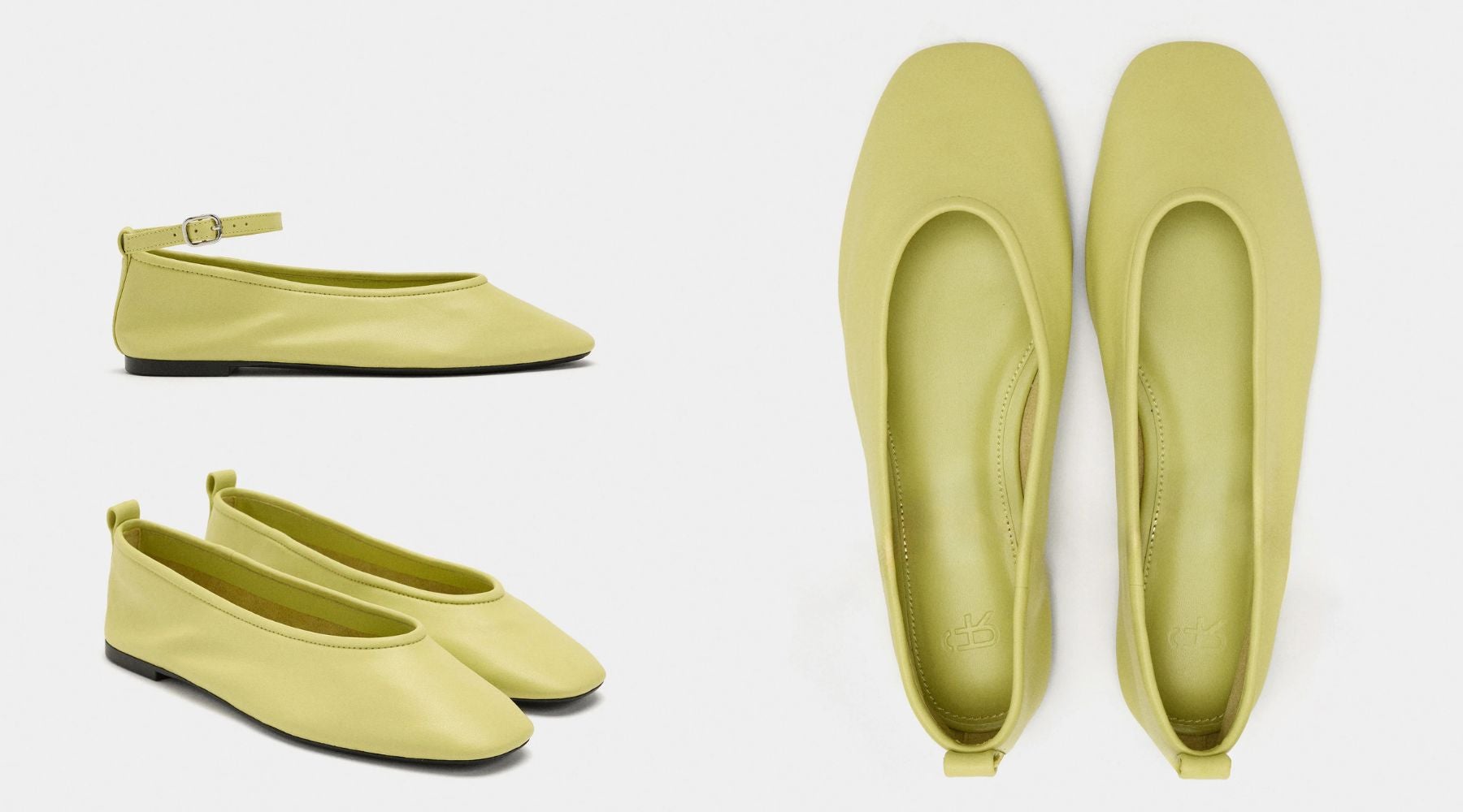 Bailarinas de piel con tira y hebilla (39,99 €) | Parfois