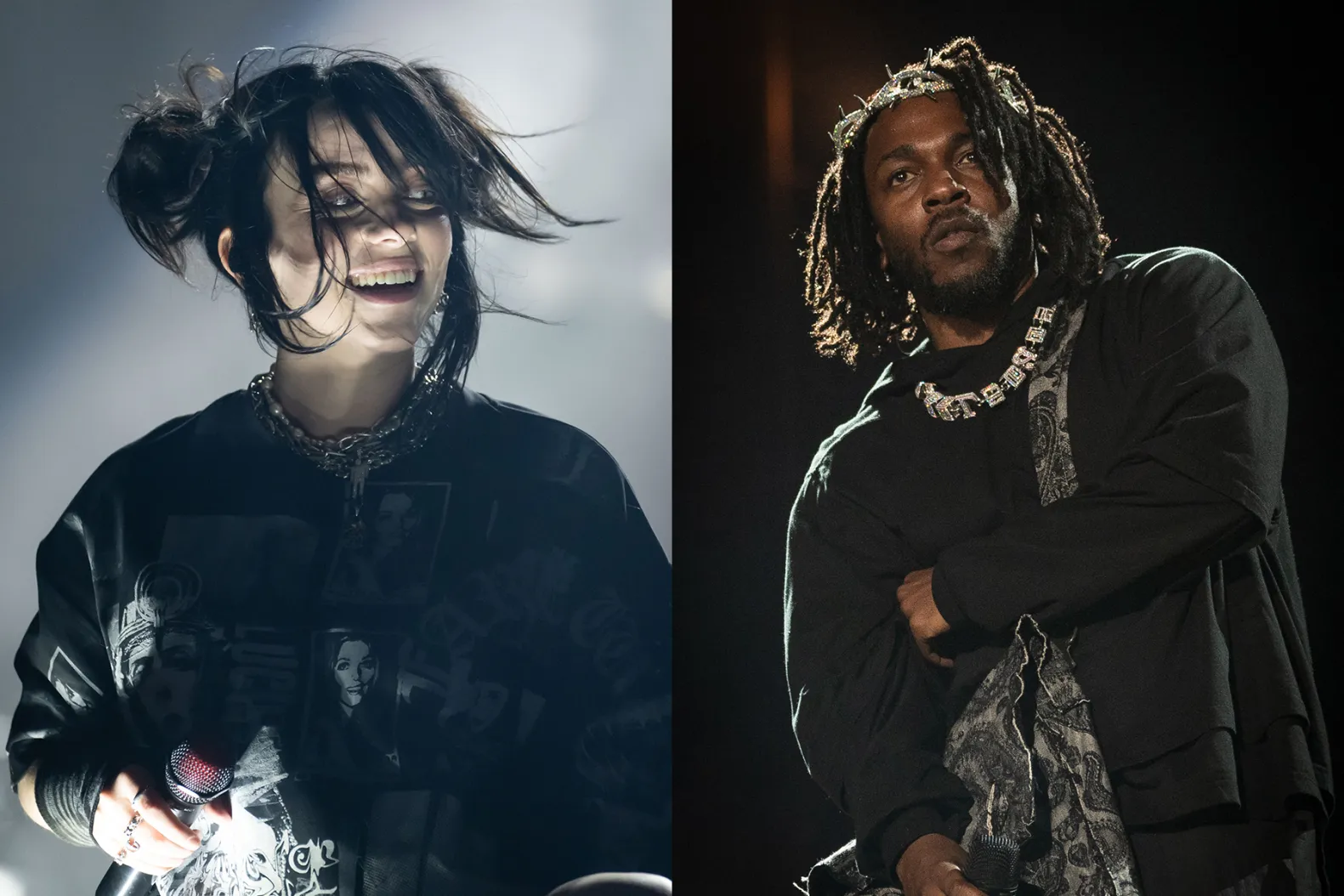 Billie Eilish y Kendrick Lamar