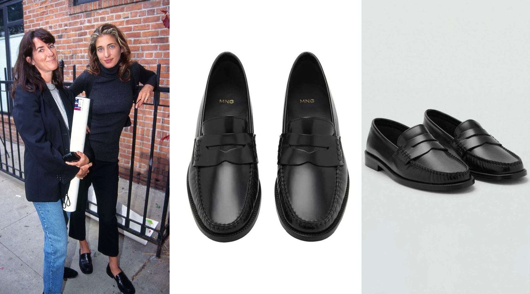 Zapatos sin cordones de Mango (36,99 €) | Getty Images y Zalando