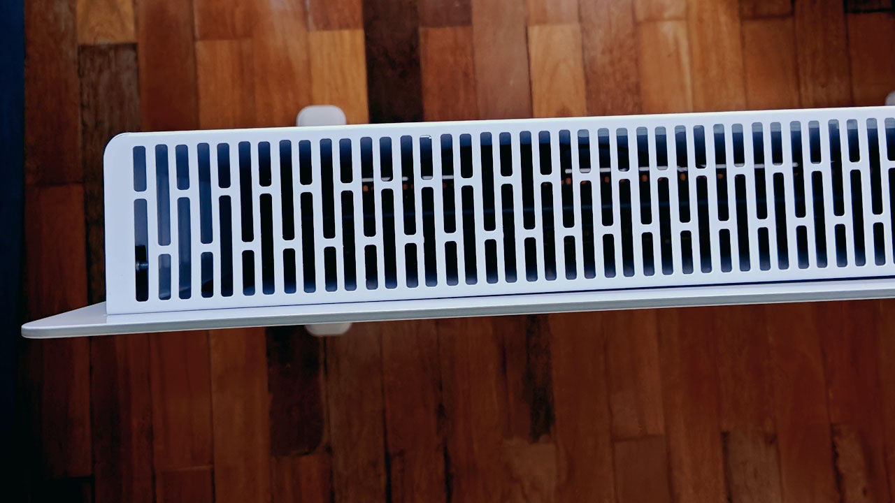 Aunque se nota de dónde sale el calor, acaba inundando toda la estancia / Fotografía de Eva Luna Rivera