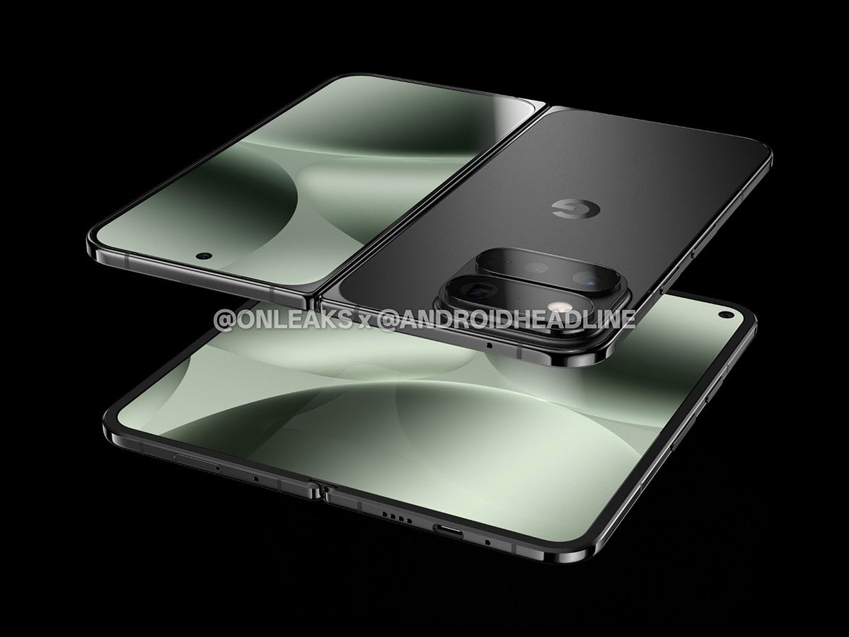 Render del diseño del esperado Pixel 11 Pro Fold de Google