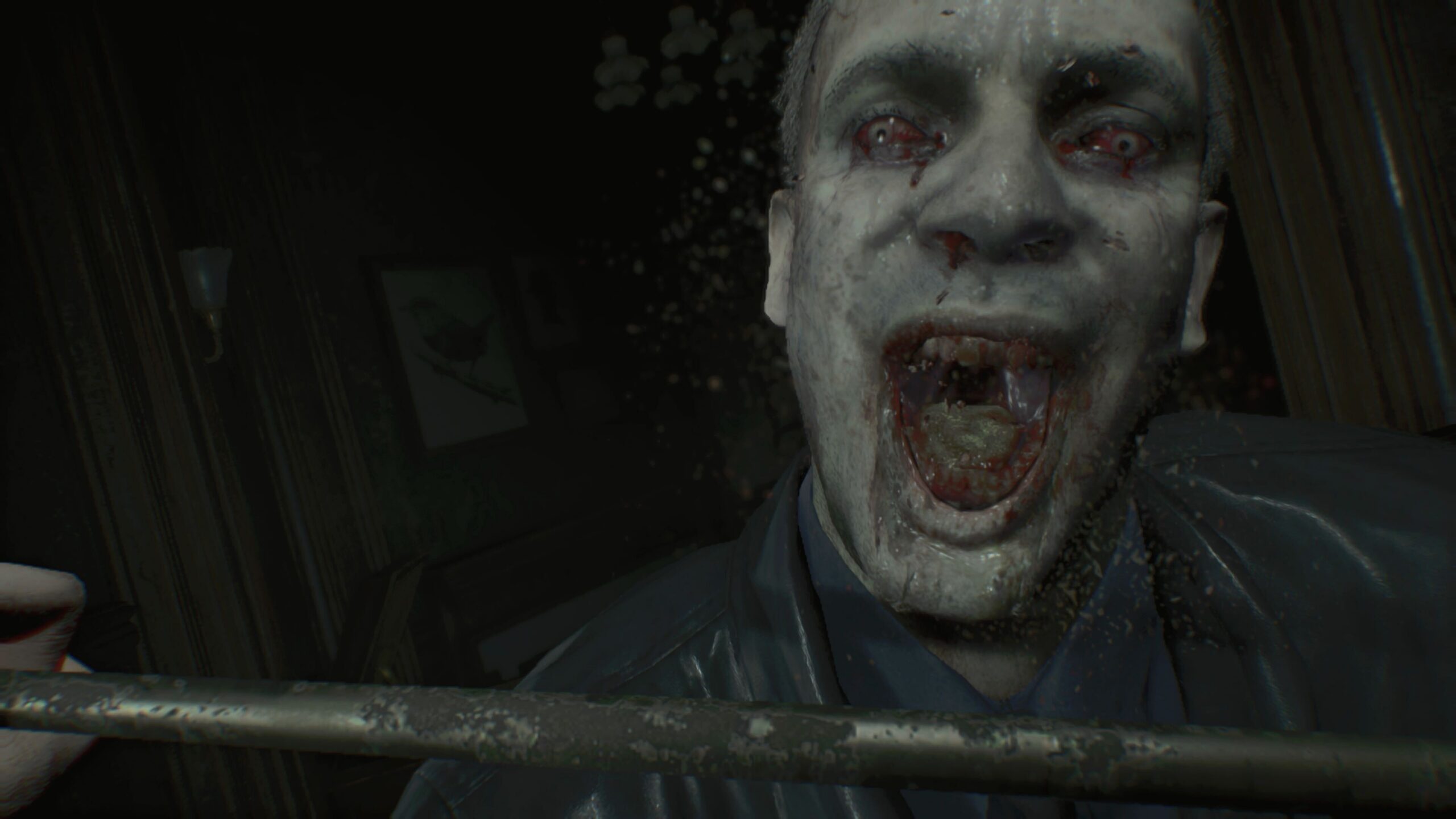 Un zombie del juego en primera persona