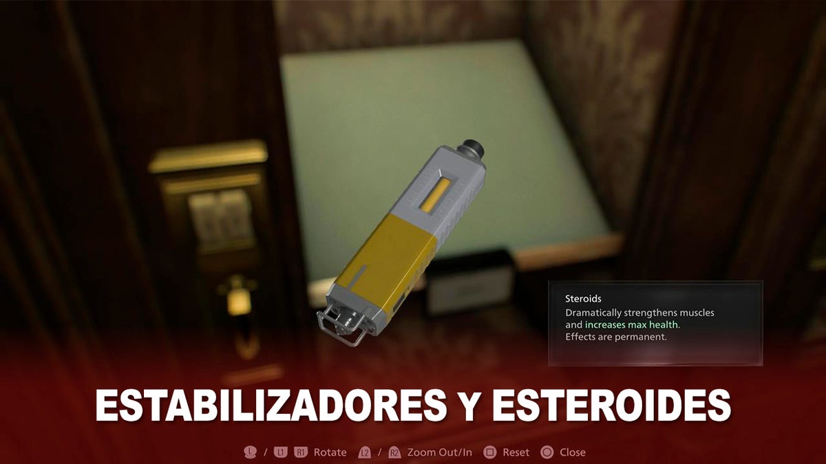 Todos los estabilizadores y esteroides de Resident Evil Requiem y cómo conseguirlos