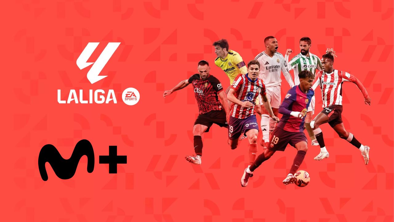 Disfruta de un partido de LaLiga por jornada con Movistar Plus+
