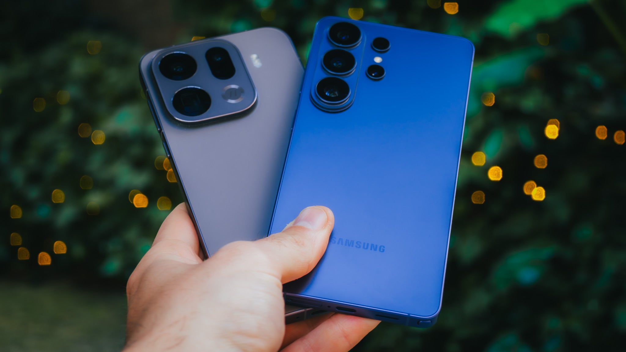 Los OPPO Find X9 Pro y Samsung Galaxy S26 Ultra