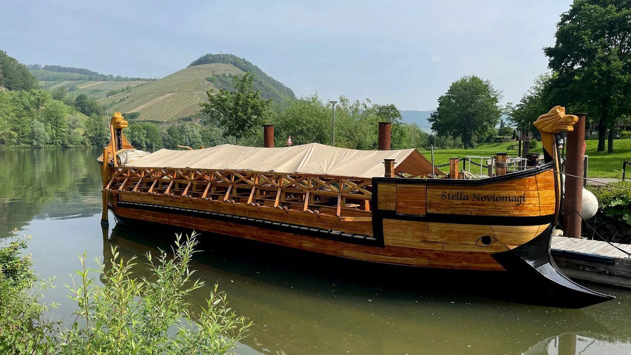 Un barco carguero romano