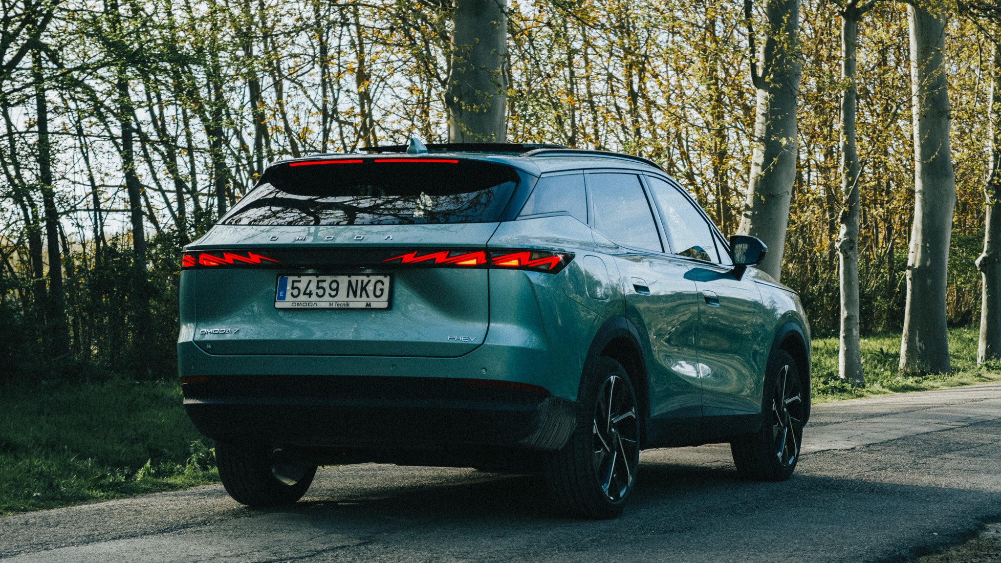 Vista trasera del OMODA 7 SHS / Fotografía de Christian Collado