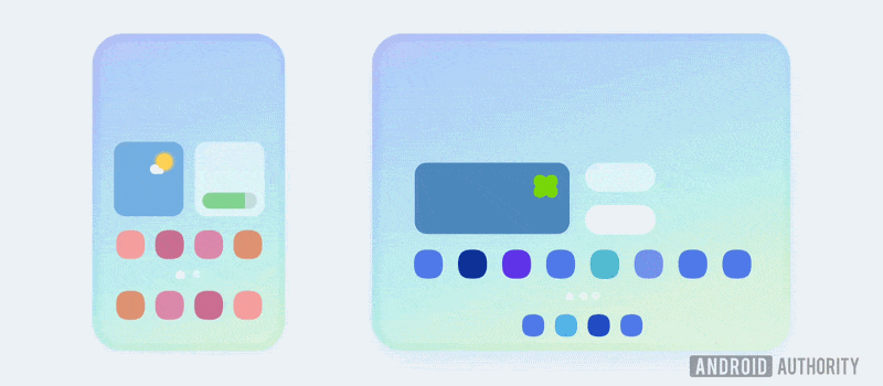 Animación del nuevo Samsung Galaxy Z Fold8 "Wide" que muestra como se duplica la pantala externa