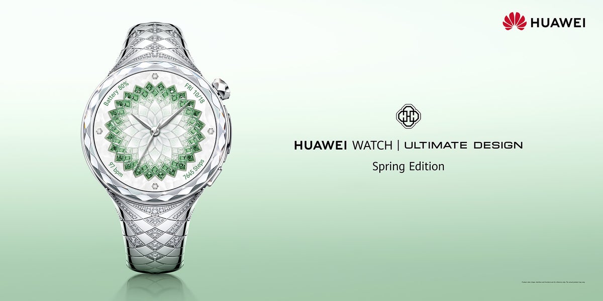 Ni acero ni titanio, diamantes naturales: HUAWEI lanza su reloj inteligente más exclusivo por 3.799 euros