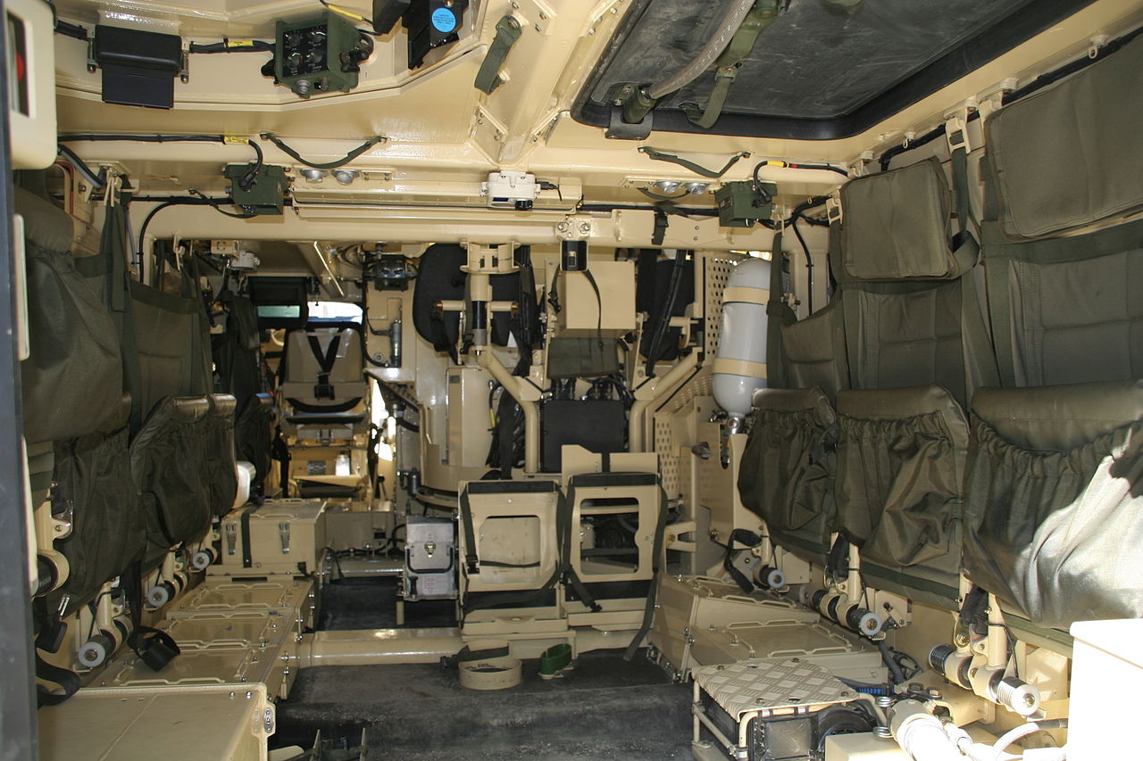 El interior de un ASCOD alemán