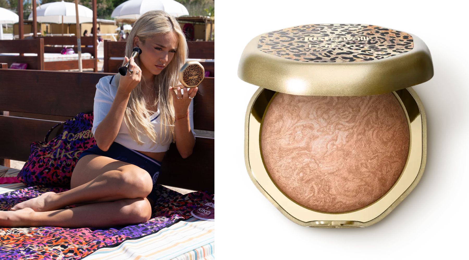 Party Glam Lumi-Bronzer (29,99 €), el bronceador utilizado por Alba Caplloch para aportar calidez y dimensión al maquillaje de Ana Mena | KIKO Milano