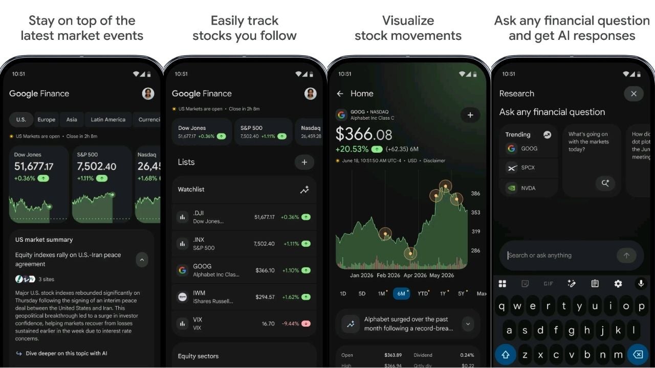 La nueva app de Google usa IA para analizar tus inversiones