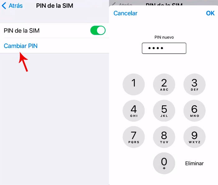 Cómo cambiar el PIN de la SIM en Android y en iPhone paso a paso