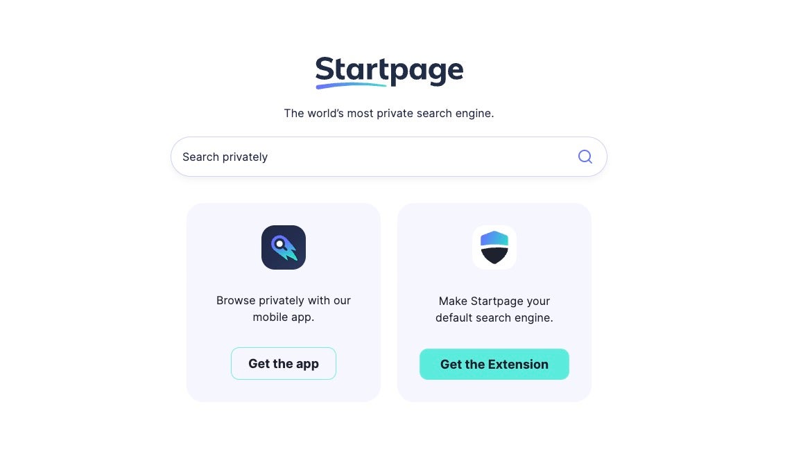 Starpage es muy recomendable, pues usa los resultados de Google y, además, evita la IA