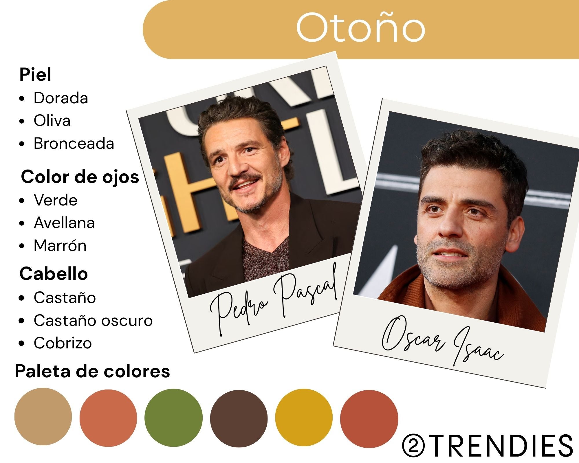 Esquema de colorimetría Otoño.