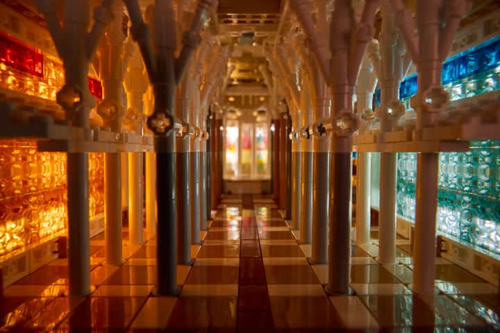 Esta parte de la Sagrada Familia de Lego es increíble