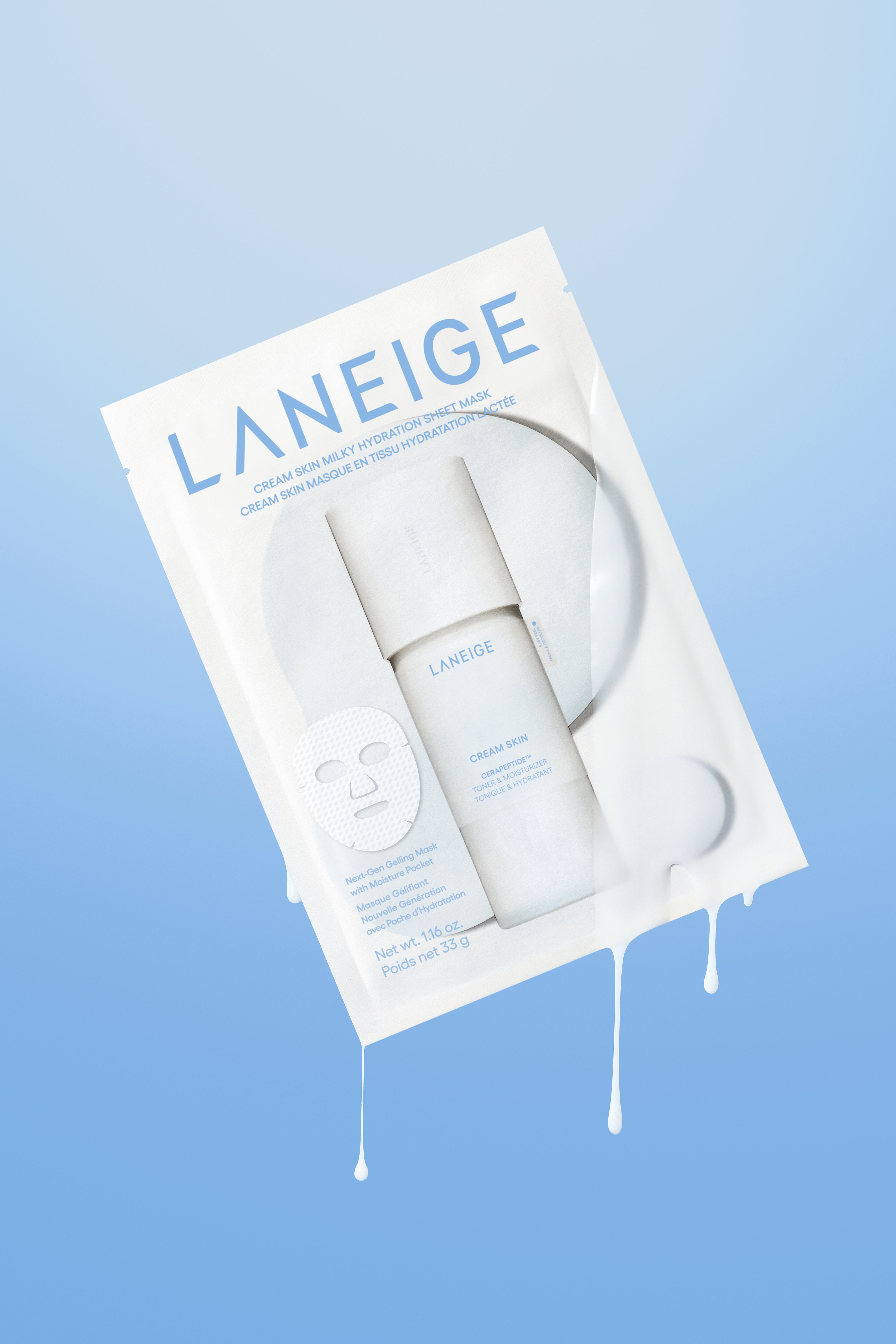 Cream Skin Milky Hydration Sheet Mask de Laneige (5 €) | Sephora