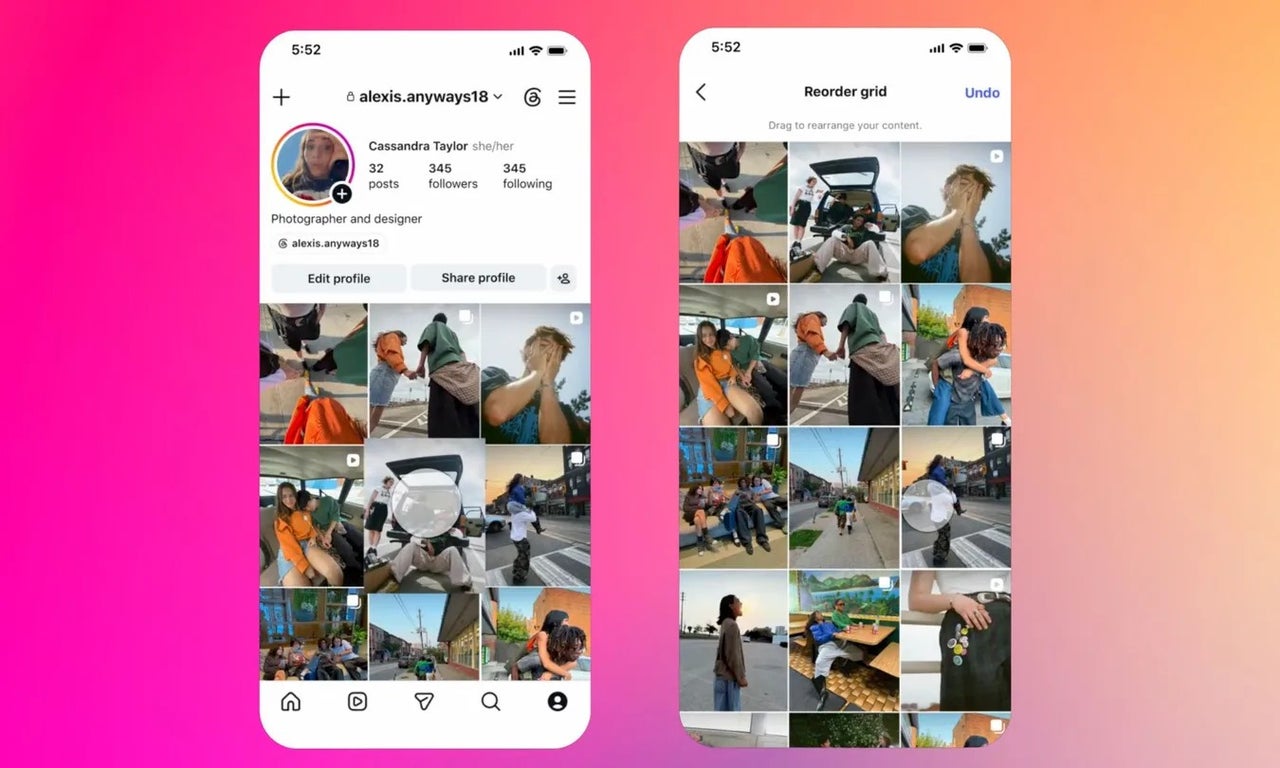 Instagram cede: ya puedes recolocar la cuadrícula de tu perfil como quieras
