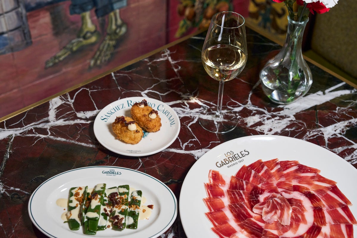 Las judías verdes con emulsión ibérica y sal de jamón de Los Gabrieles forman parte de las propuestas especiales creadas para esta edición.