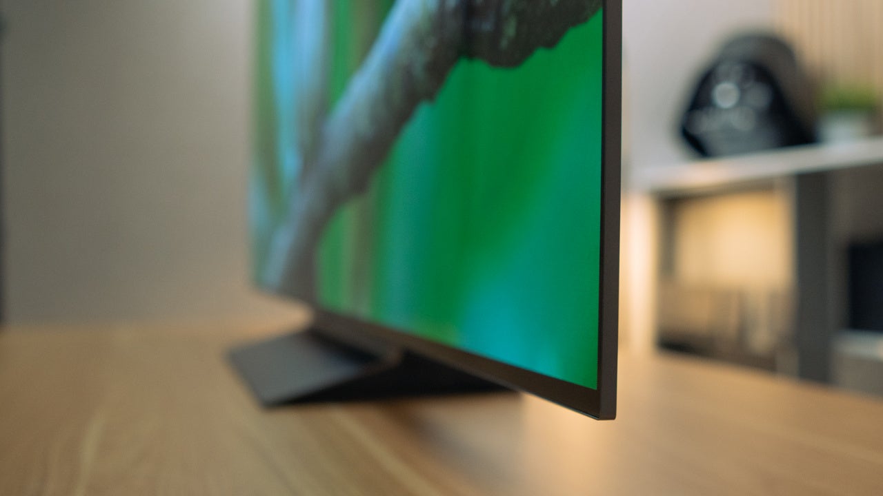 La LG OLED evo AI C6 viene con un filtro especial que reduce la luz azul / Fotografía de Elisa Piñón