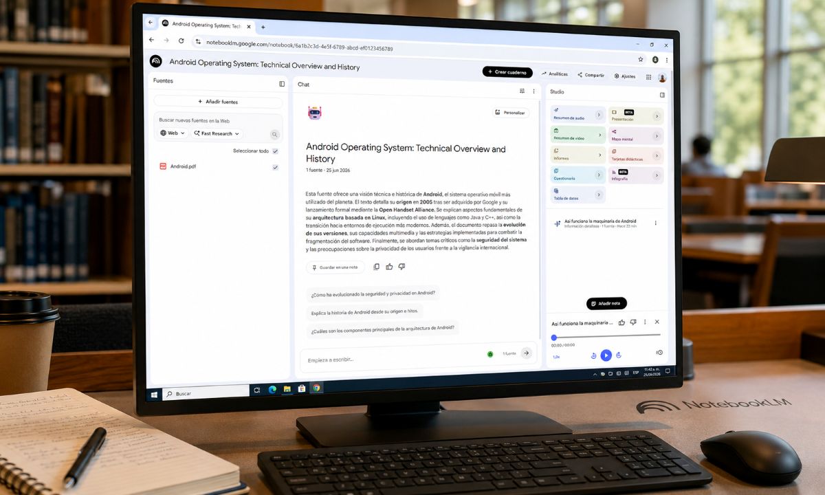 Cómo convertir un PDF en podcast con NotebookLM