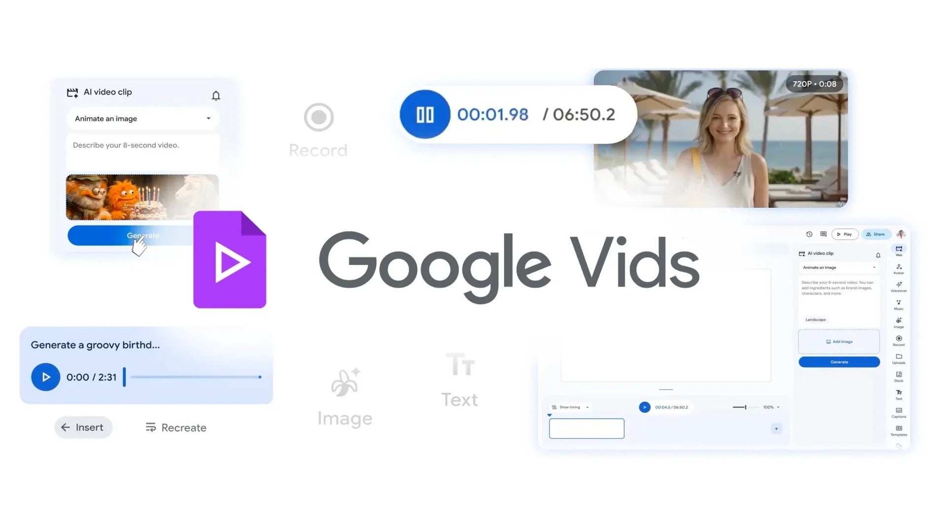 Google Vids se actualiza gratis: ya puedes crear tus avatares de IA y vídeos más largos con Veo