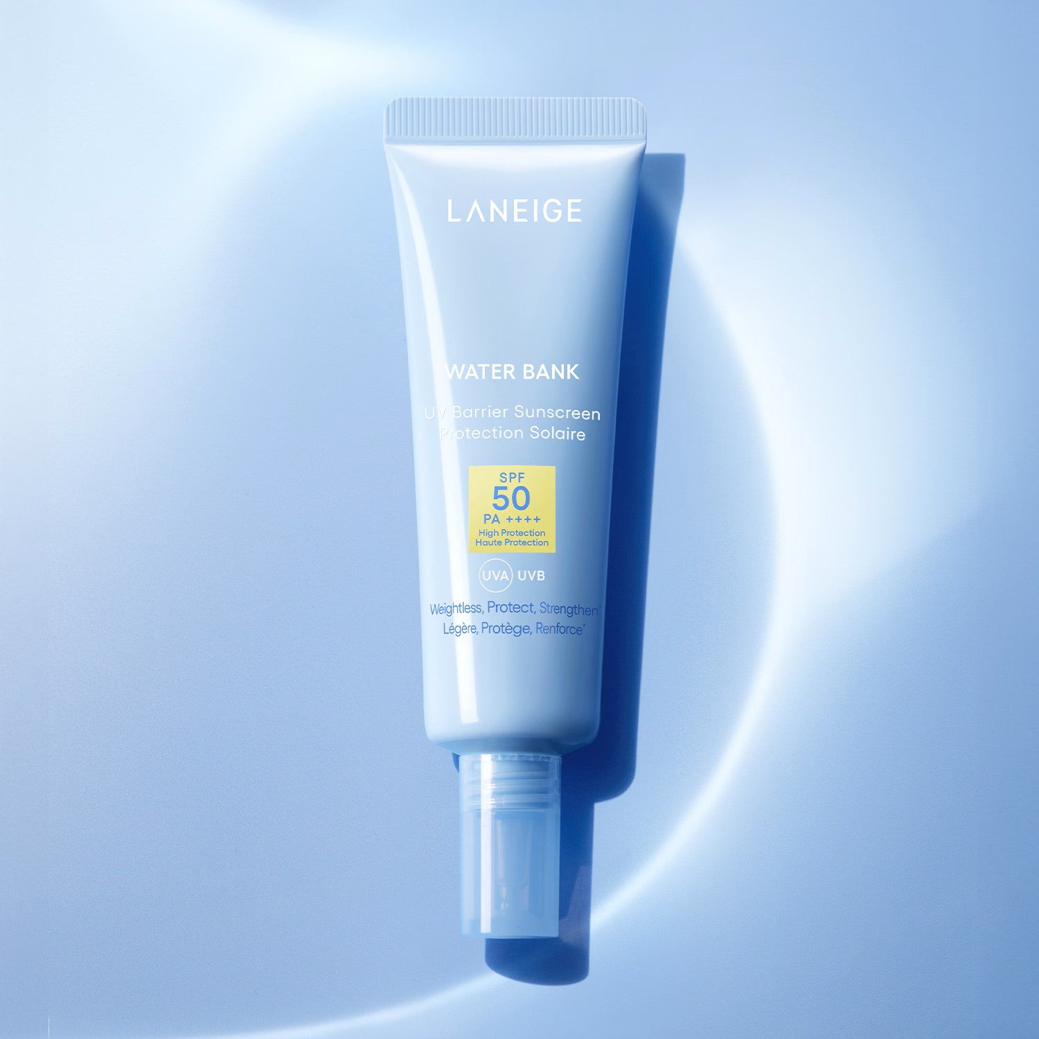 Water Bank UV Barrier Sunscreen SPF 50+ de Laneige (30 € / 50 ml) | Sephora