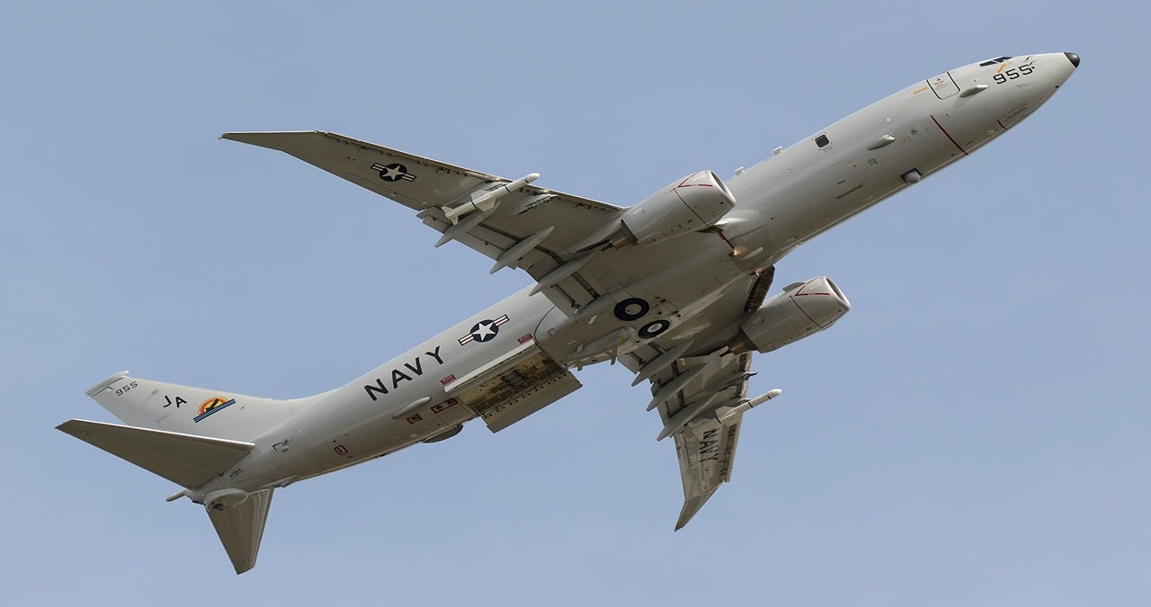 Avión Boeing P-8A Poseidon en vuelo