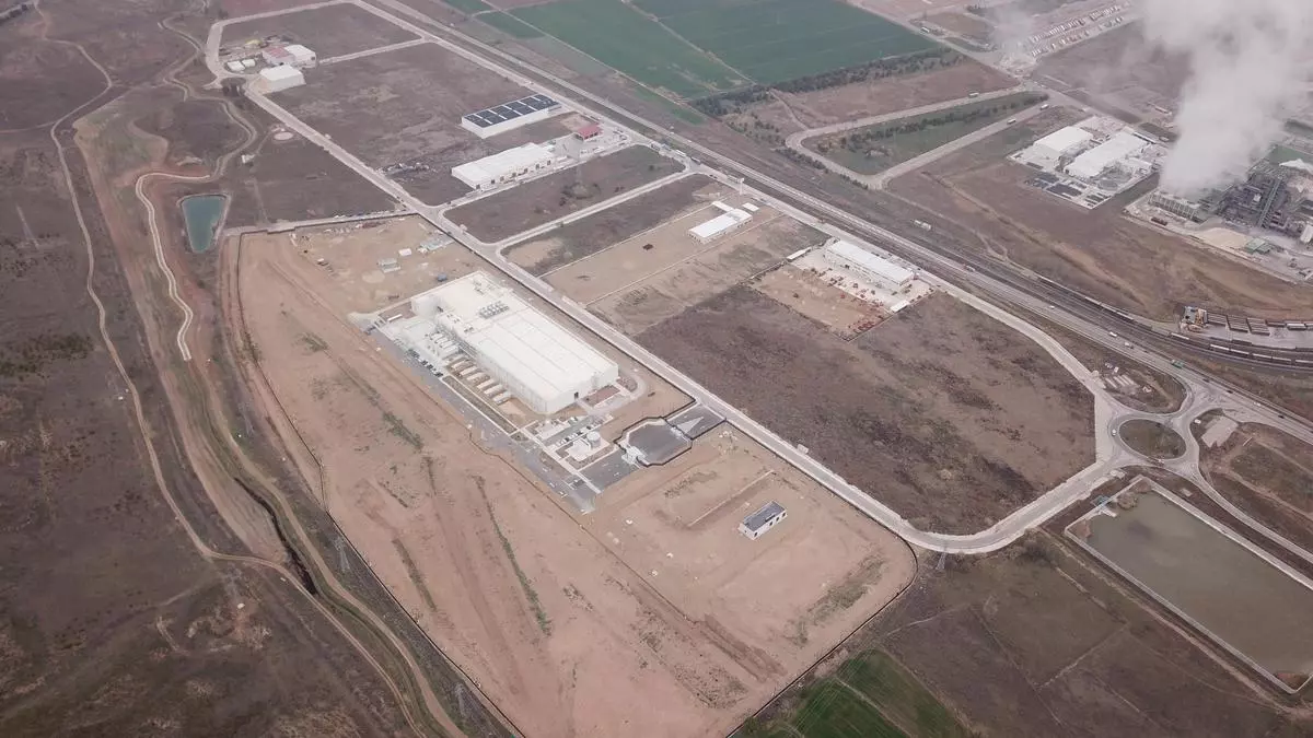 Centro de datos de Amazon en El Burgo de Ebro, en la provincia de Zaragoza