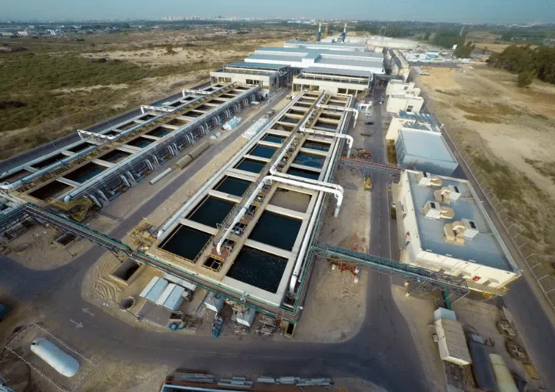 Planta desalinizadora de Sorek ubicada en Rishon LeZion, Israel