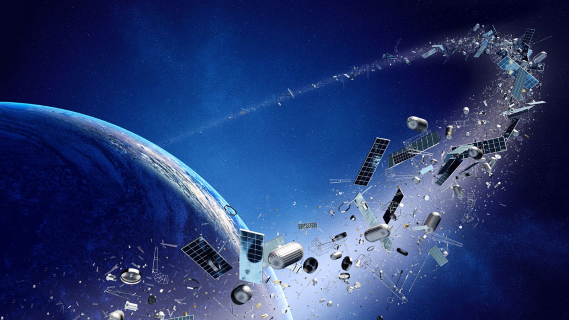 Basura espacial - Imagen de portada