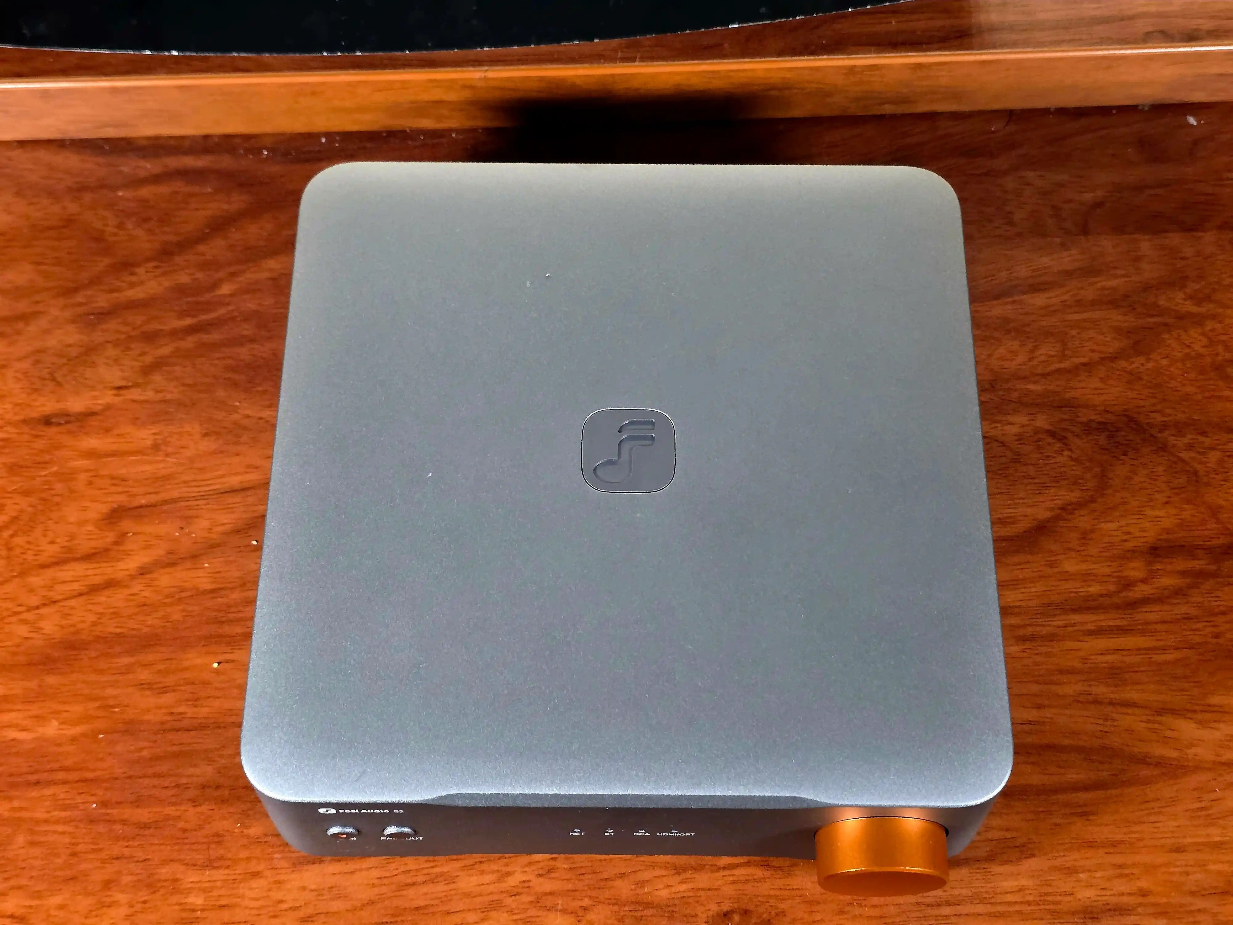 Fosi Audio S3 Streamer vista cenital / Fotografía de Sergio Agudo