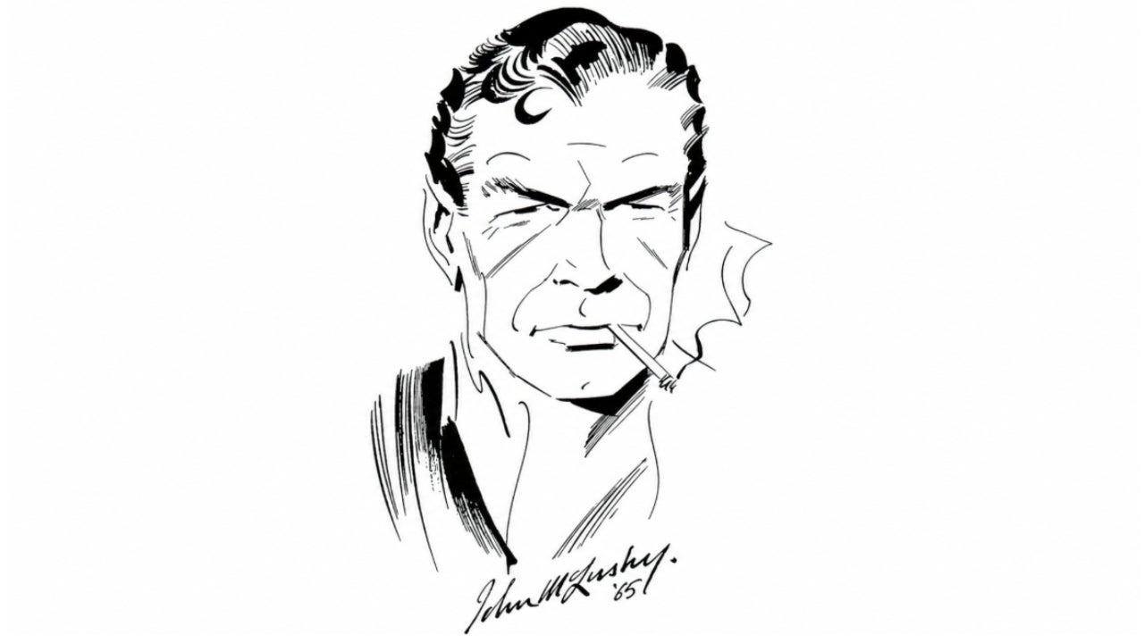 John McLusky realizó el boceto que imaginó cómo debía ser James Bond