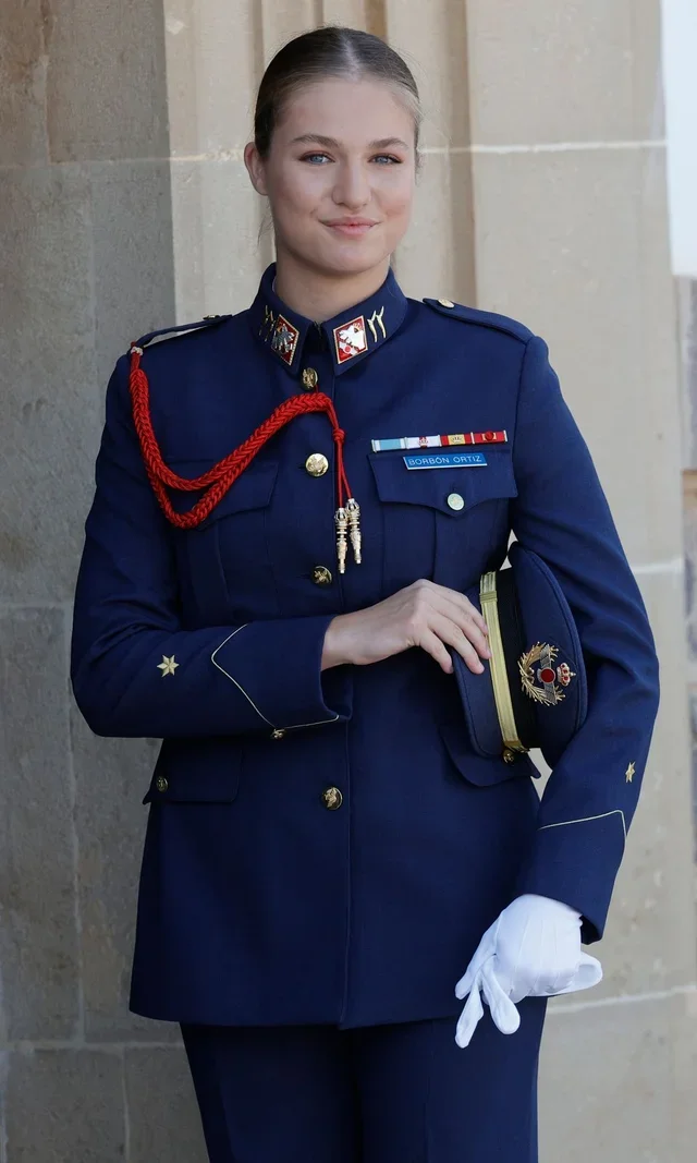 Leonor durante su ingreso en la Academia General del Aire y del Espacio de San Javier | GTRES