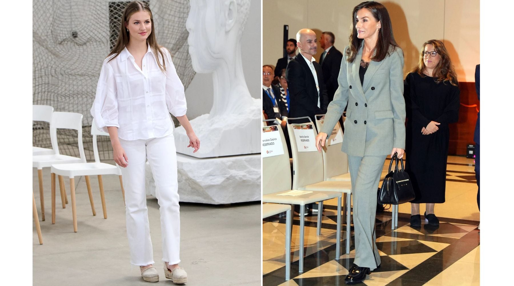 Mango está presente en los armarios de ambas, aunque con prendas y estilos muy diferentes | Getty Images / Cordon Press