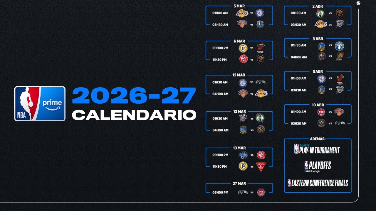 De marzo a mayo de 2027
